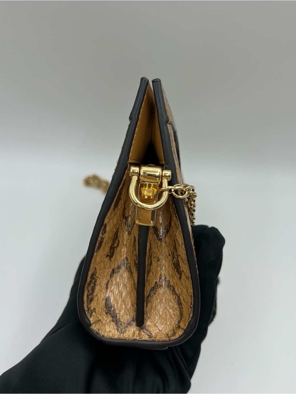 Gucci Ophidia crossbody limited-edition brown Python leather gold-tone hardware - Picture 7 of 16